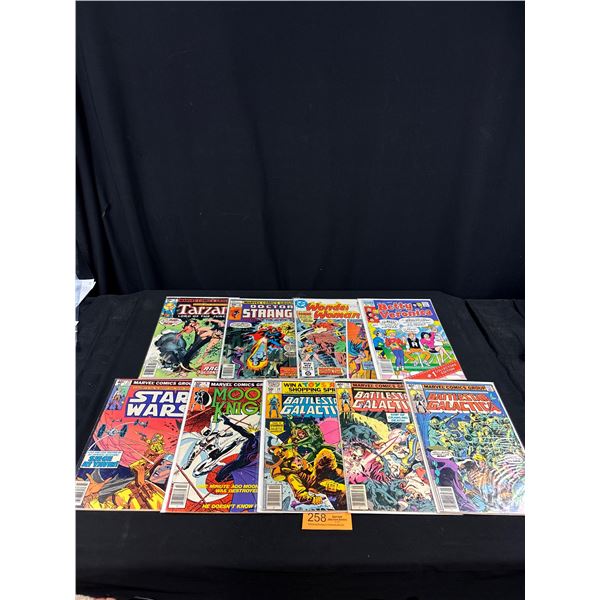Nice Lot of Vintage Comics on Board in Bag Tarzan Etc