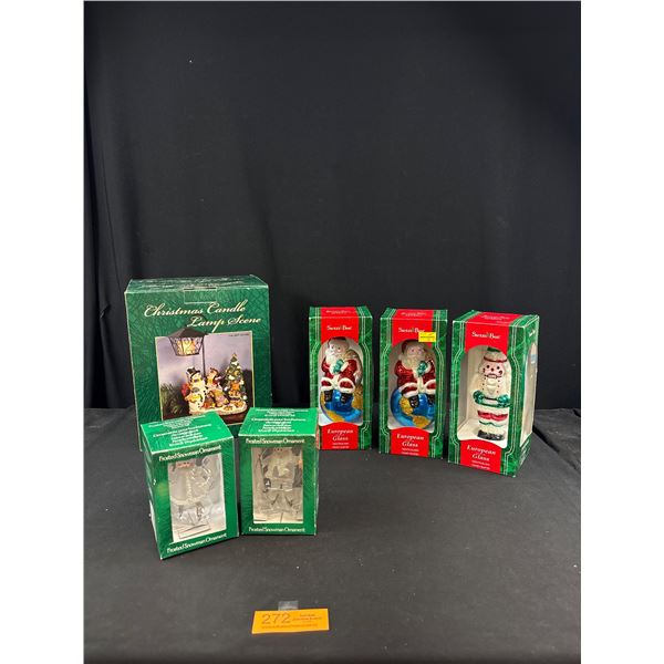 Large Lot of New Christmas Decorations in Boxes