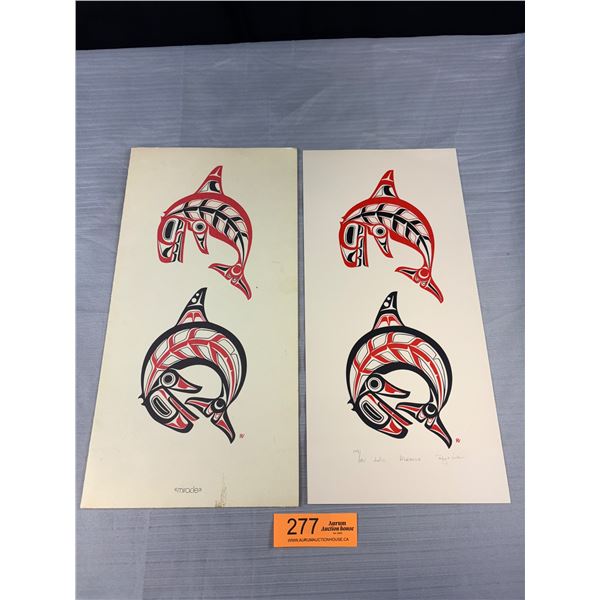 Numbered West Coast Native Print 148/195 Signed "Miracle"