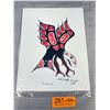 Image 1 : Numbered 100/350 Haida Klan Bob Russ (Kroaker) Native Print