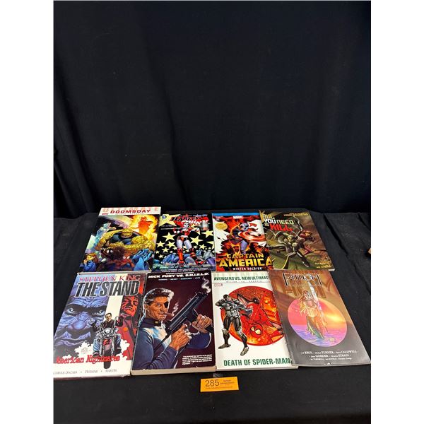 Lot of Brand New Graphic Novels Doomsday Harley Quinn Etc