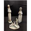 Image 5 : Lot of 5 Vintage Porcelain Figurians Nao by Liadro