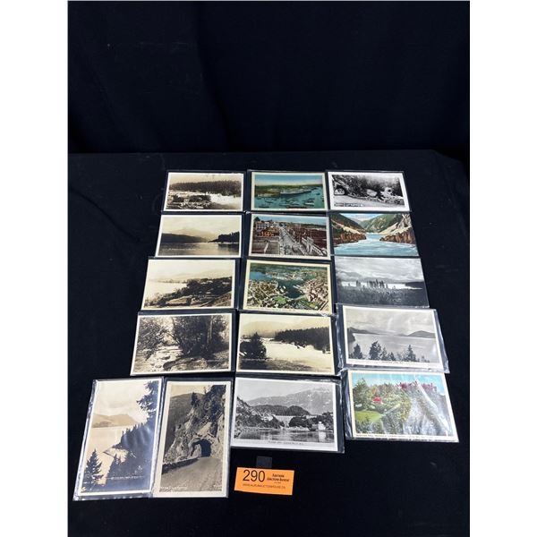Lot of 15 Early BC Postcards Most Black and White