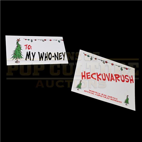 How the Grinch Stole Christmas - Whoville Gift Tag & Package Label - H4-226