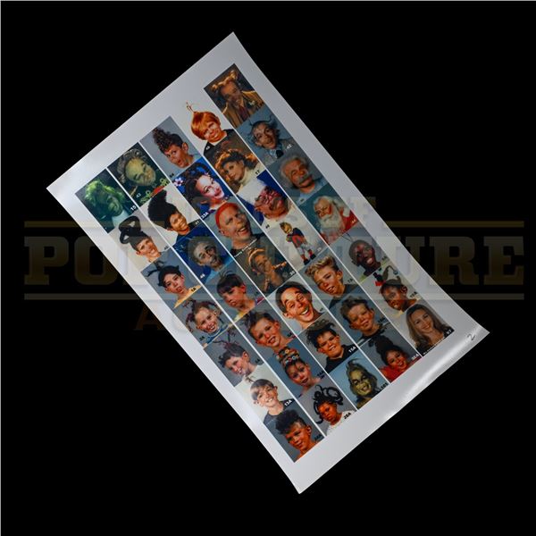 How the Grinch Stole Christmas – Makeup Effects Contact Sheet - H4-132