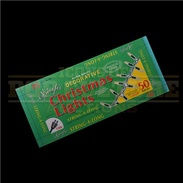 Candy Cane Lane - “Kringle’s Christmas Lights” Box Top - H4-84