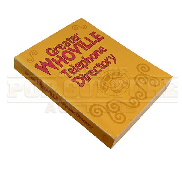 How the Grinch Stole Christmas – Greater Whoville Telephone Directory Cover - H4-511