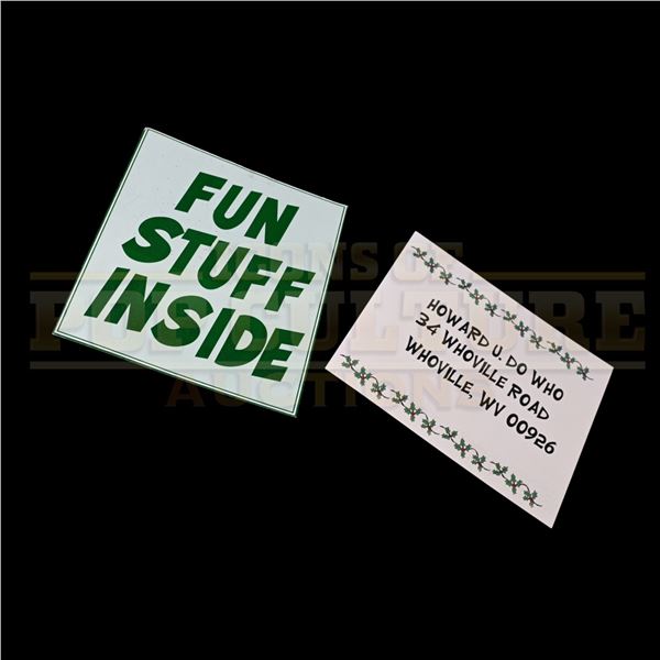 How the Grinch Stole Christmas - Whoville Package Labels - H4-234