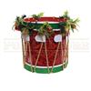 Image 3 : Candy Cane Lane - Holiday Marching Band Drum with Sticks - H4-517