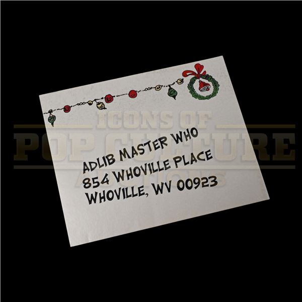 How the Grinch Stole Christmas – Prop Address Label - H4-67