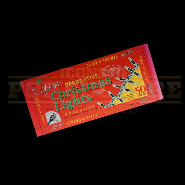 Candy Cane Lane - “Kringle’s Christmas Lights” Box Top - H4-88