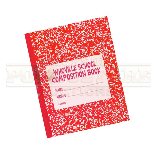 How the Grinch Stole Christmas – Whoville School Composition Book - H4-690