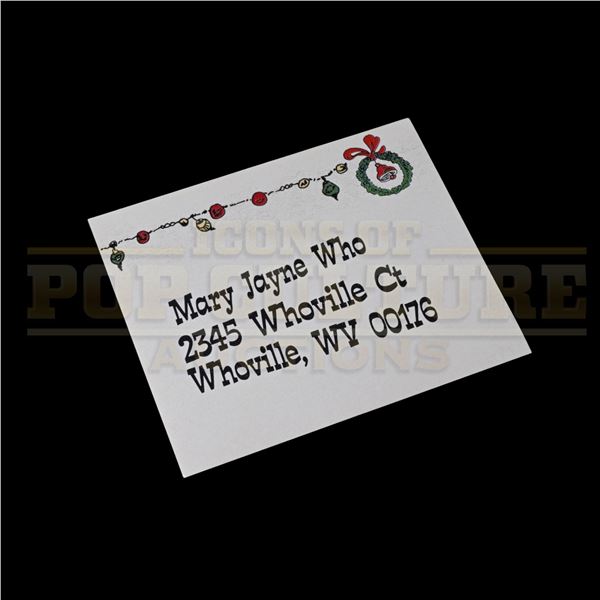 How the Grinch Stole Christmas – Prop Address Label - H4-58