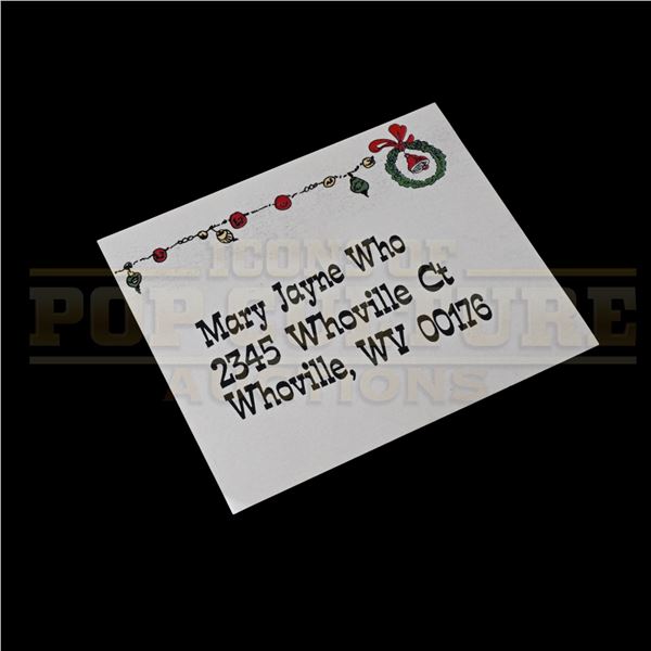 How the Grinch Stole Christmas – Prop Address Label - H4-26