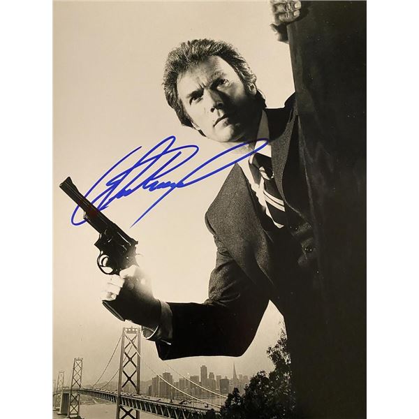 Dirty Harry Clint Eastwood signed photo