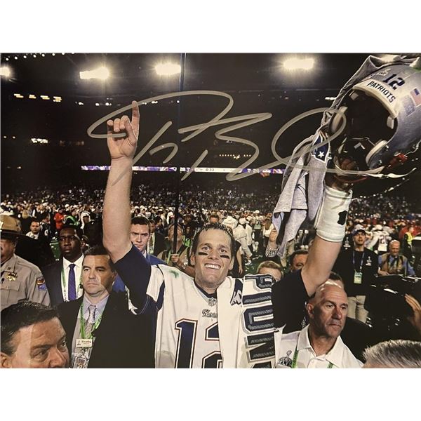 New England Patriots Tom Brady signed photo