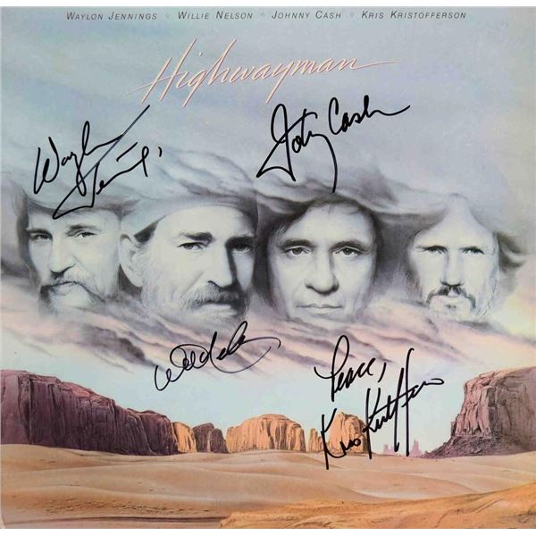 Highwayman Self-Titled signed album