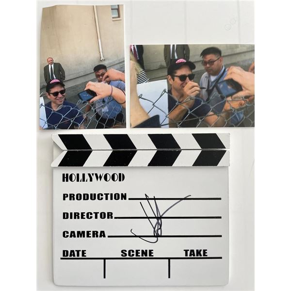 Star Wars J.J Abrams signed clapperboard with photos