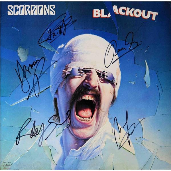 Scorpions Blackout signed album