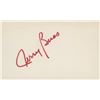 Image 1 : LA LAKERS NBA team owner Jerry Buss  signature cut