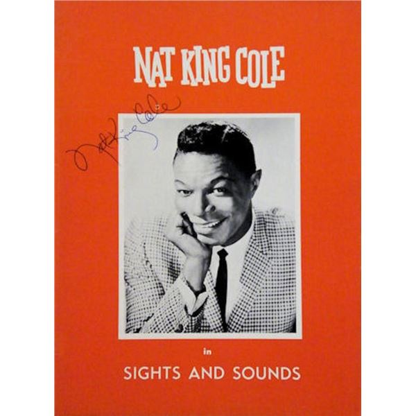 Nat King Cole signed Tour Book