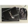Image 3 : Saint Laurent Kate Small Tassel YSL Wallet on Chain in Grained Leather