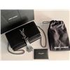 Image 4 : Saint Laurent Kate Small Tassel YSL Wallet on Chain in Grained Leather