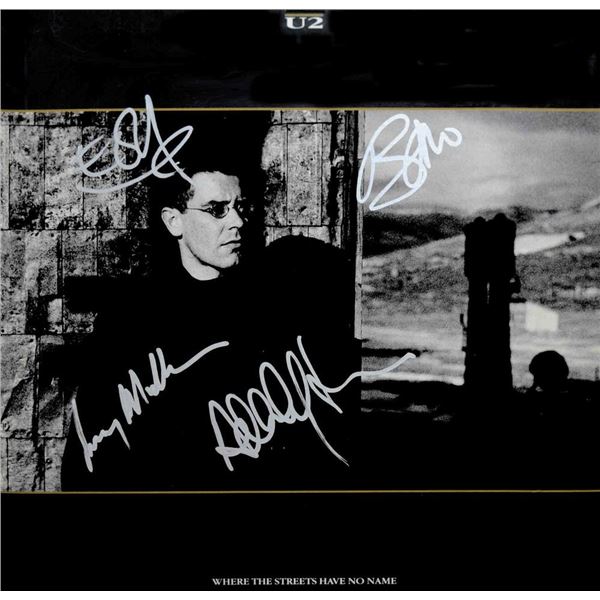 U2 Where the Streets Have No Name signed album