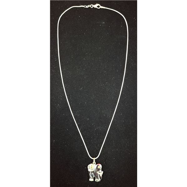 925 Silver Chain w/ Hematite Elephant Pendant