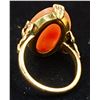 Image 2 : VTG Shell Cameo 10 Kt. Gold Filled Ring