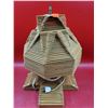 Image 2 : VTG Tramp Art Popsicle Stick Lamp