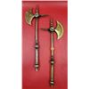 Image 1 : 2 Decorative Axe Wall Hangings