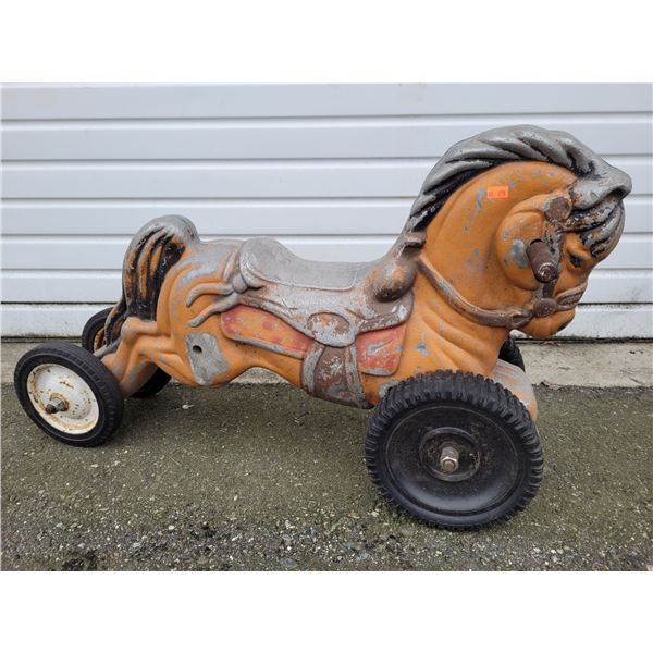 VTG Plastic Ride-On Horse