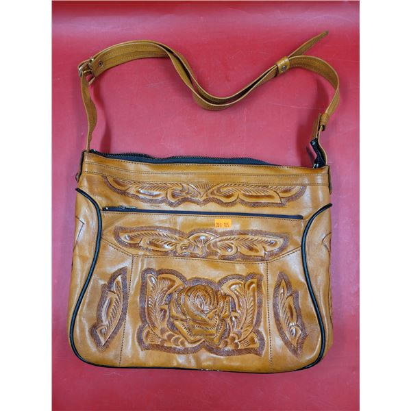 Embossed Mexican Leather Purse