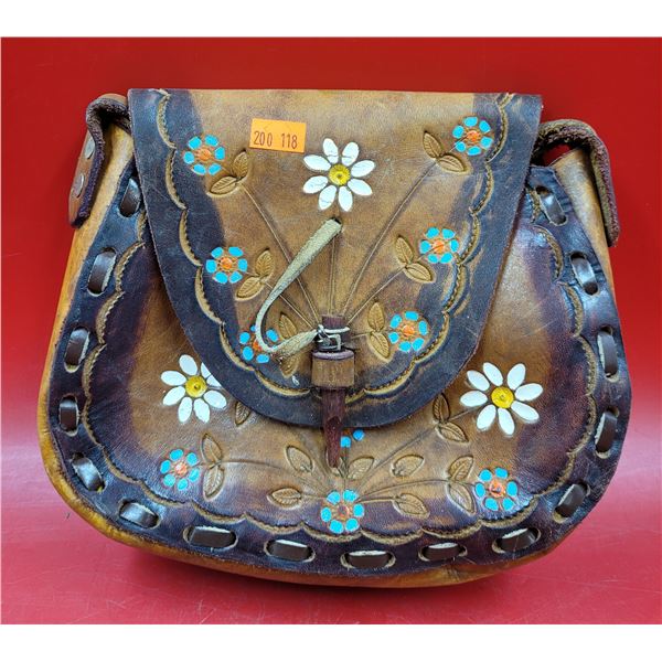 Embossed Mexican Leather Purse