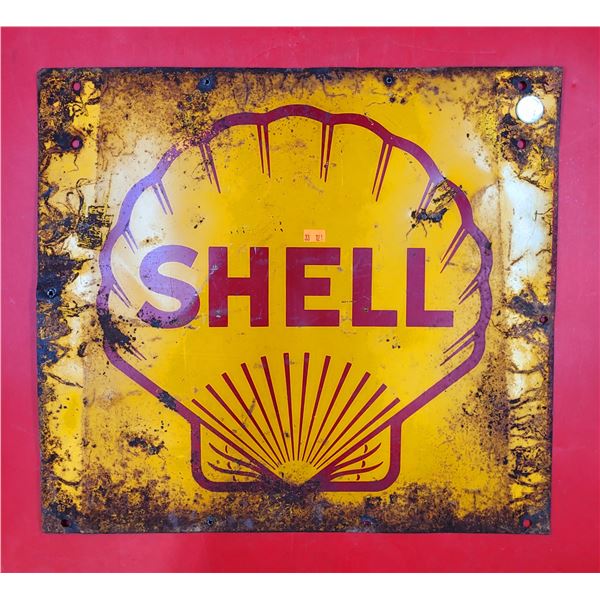 VTG Metal Shell Advertising Sign