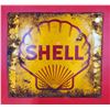 Image 1 : VTG Metal Shell Advertising Sign
