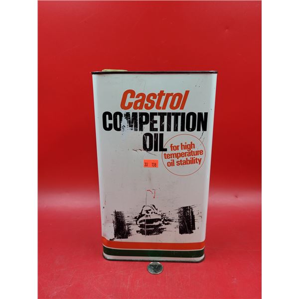 Full Castrol Competition Oil Can