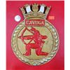 Image 1 : Cast Aluminum Royal Canadian Navy Cayuga Ship Badge/Crest