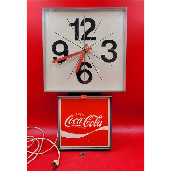 VTG Coca-Cola Advertising Wall Clock