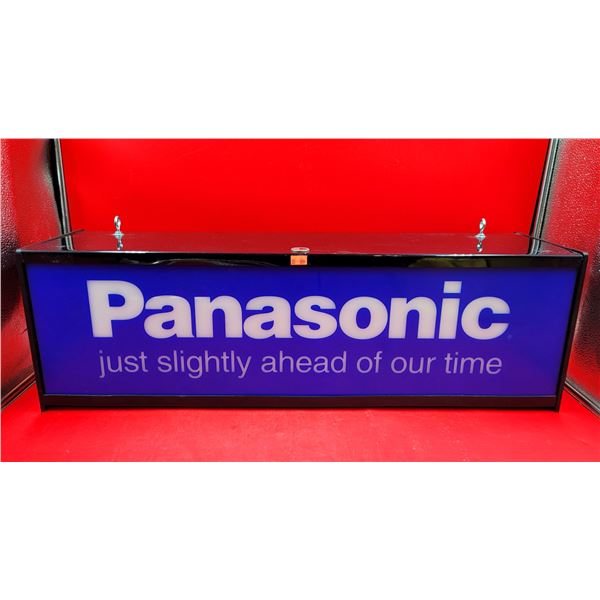 Panasonic Just Slightly Ahead of Our Time Advertising Sign