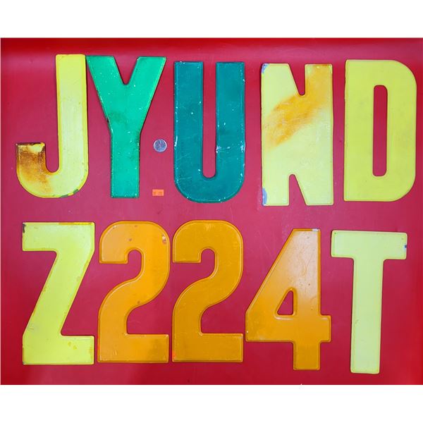 Lot Of Metal Letters/Numbers