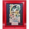 Image 1 : Framed 1970's Sunnyside Food Centre Advertising Calendar