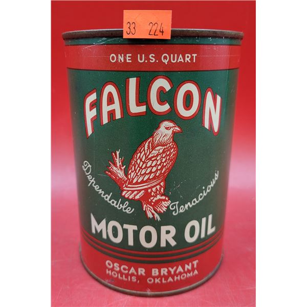 Sealed VTG Falcon Motor Oil Can