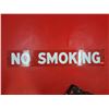 Image 1 : Red Porcelain No Smoking Sign