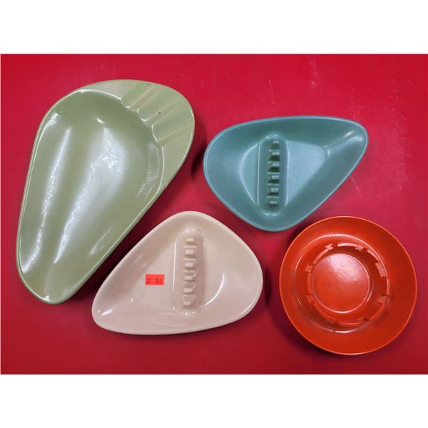 4 MCM Melamine Ashtrays (Anholt, etc.)