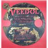 Image 1 : VTG Veedol Brass Oil Drum Stencil