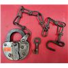 Image 1 : VTG Canadian National Railway Switch Lock, Chain & Key