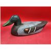 Image 1 : Antique Hand-Carved & Painted Wooden Duck Decoy (No Weights)