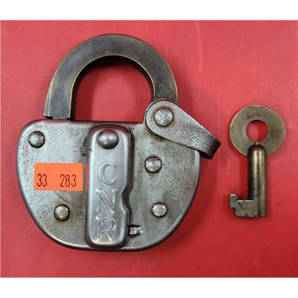 VTG Canadian National Railway Switch Lock w/ Key
